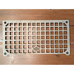 Smith JR313 06499 Cast Iron Plated Sani-Ceptor 10" Floor Drain Strainer Grate 6"